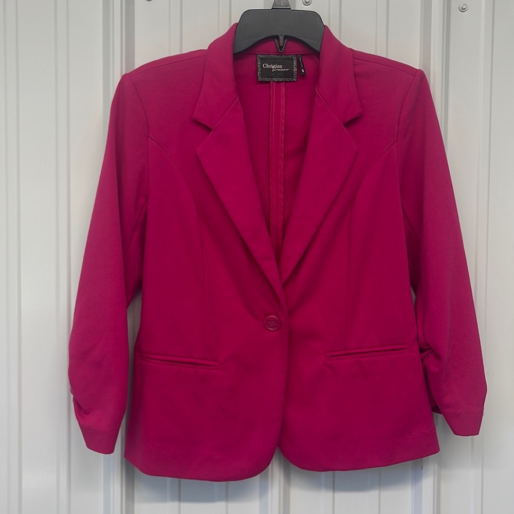 Christian Siriano Womens Blazer Pink Used